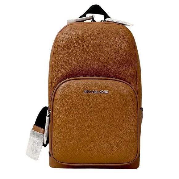 MICHAEL KORS Sling Backpack MK signature Bag 💼 Brown - Picture 2 of 10